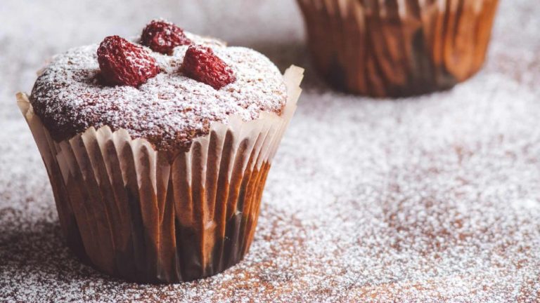 SW Raspberry & white chocolate muffins