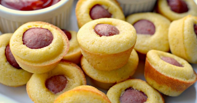 SKINNY MINI CORN DOG MUFFINS