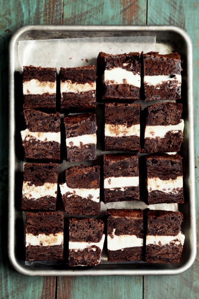 BROWNIE ICE CREAM SANDWICHES