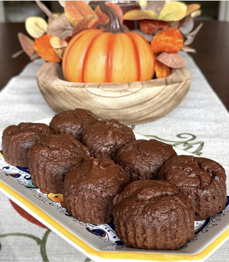 Dark Chocolate Pumpkin Muffins