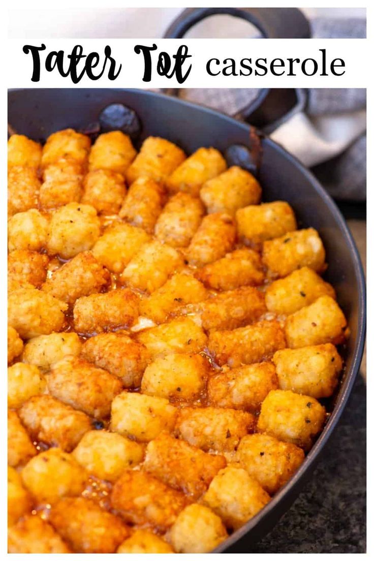 Tex-Mex Tater Tot Casserole￼