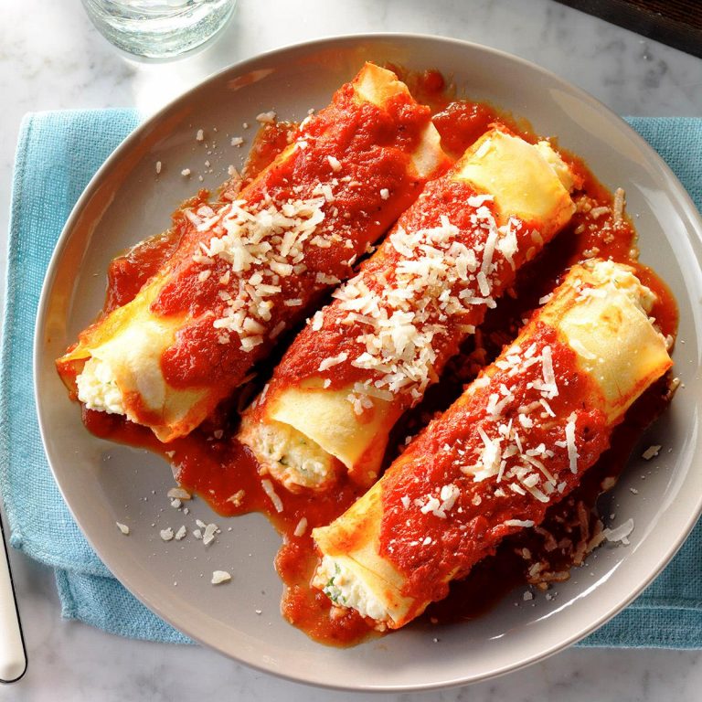 Weight Watchers manicotti