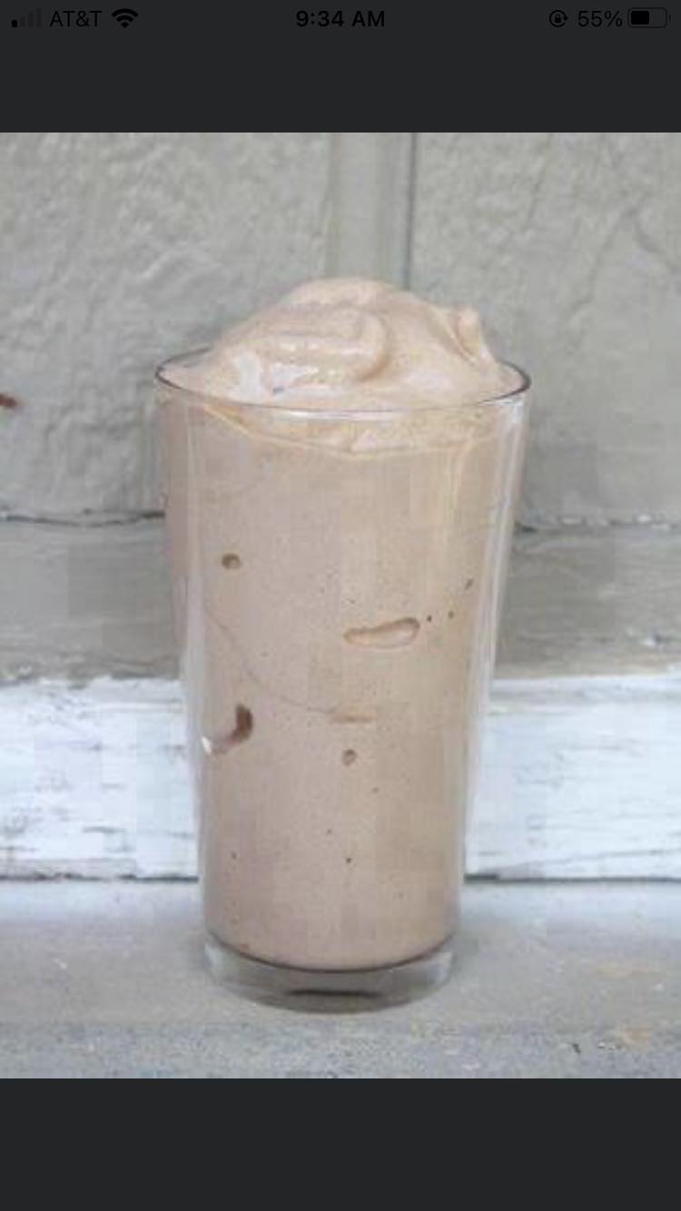 Weight watchers banana frosty free style in kitchen
