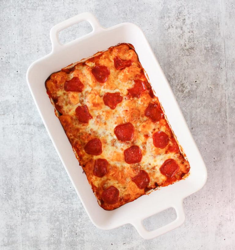 Weight Watchers Pepperoni pizza Bake