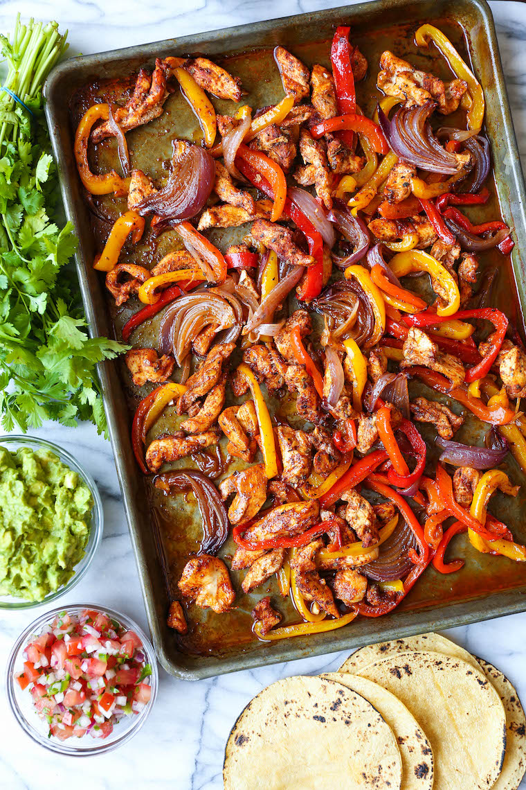 ONE PAN CHICKEN FAJITAS