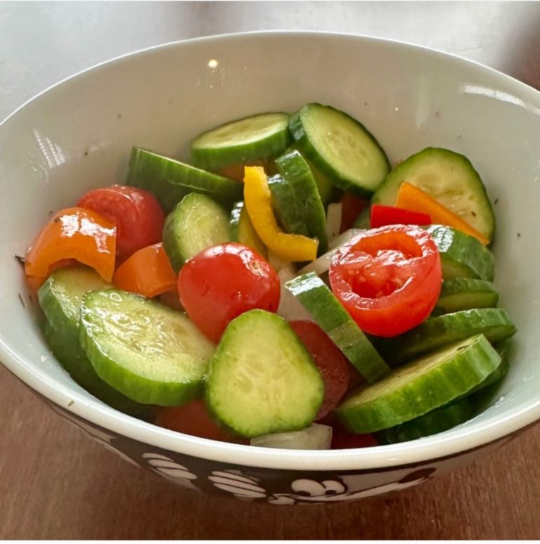 baby cucumber salad