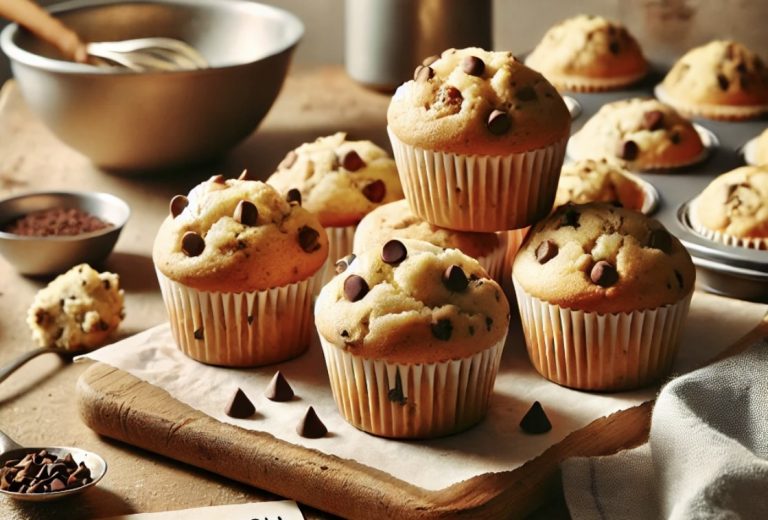 Chocolate Chip Cookie Dough Muffins