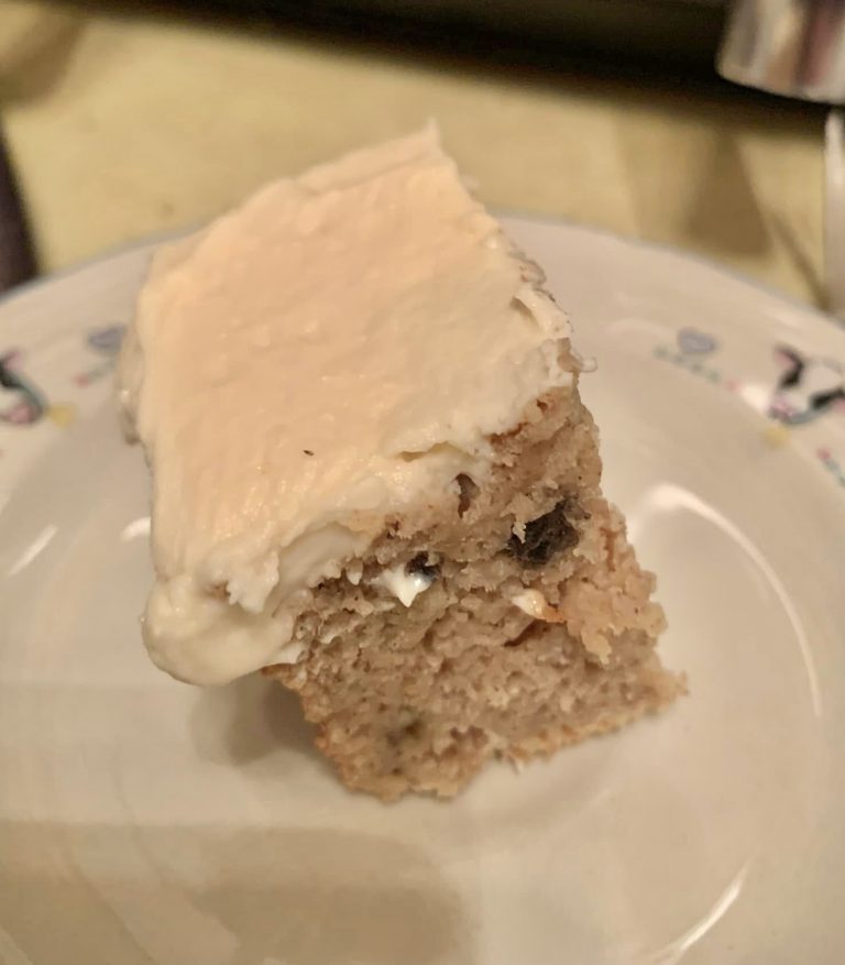 Cream cheese frosted Banana Cake