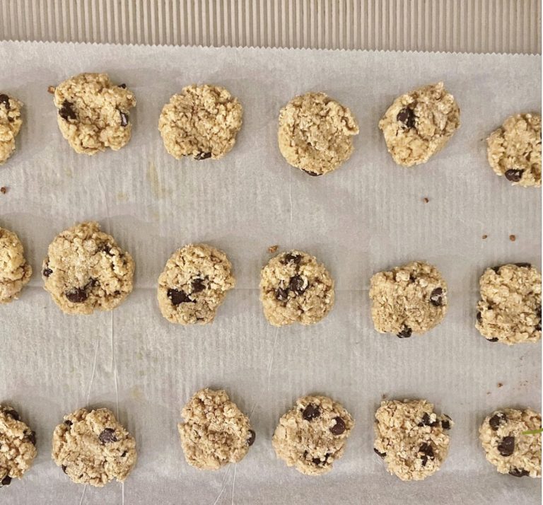 Mini chocolate chip cookies