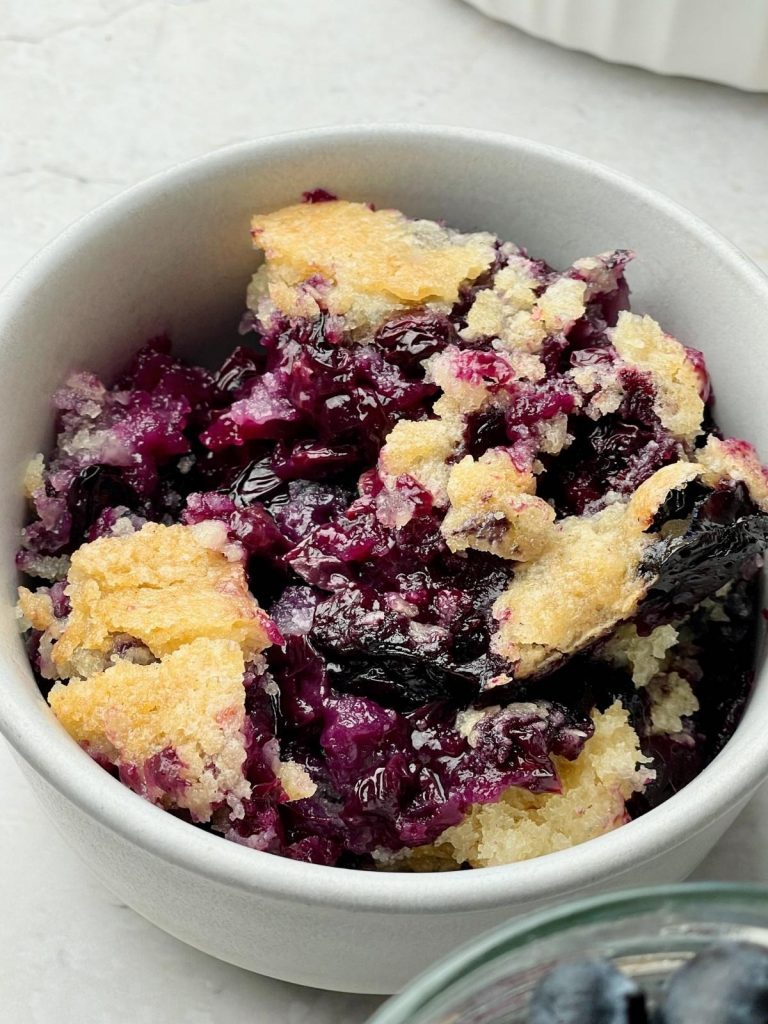 Blueberry Cream Cheese Cobbler 