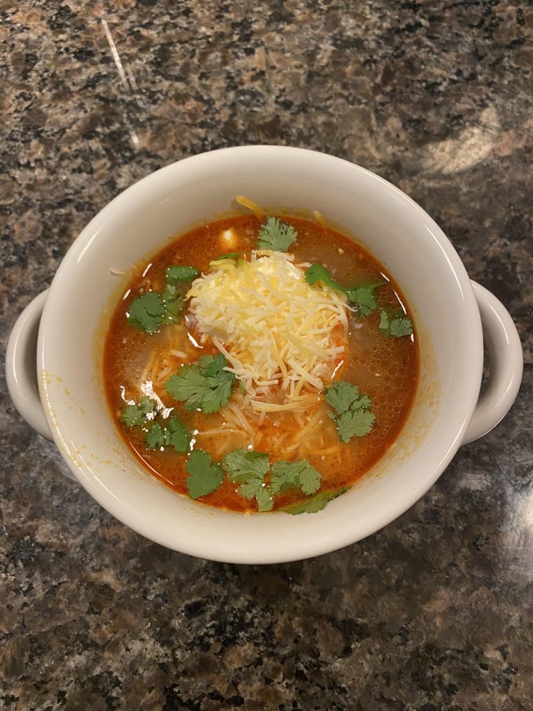 Low-Point Creamy Chicken Chipotle Soup