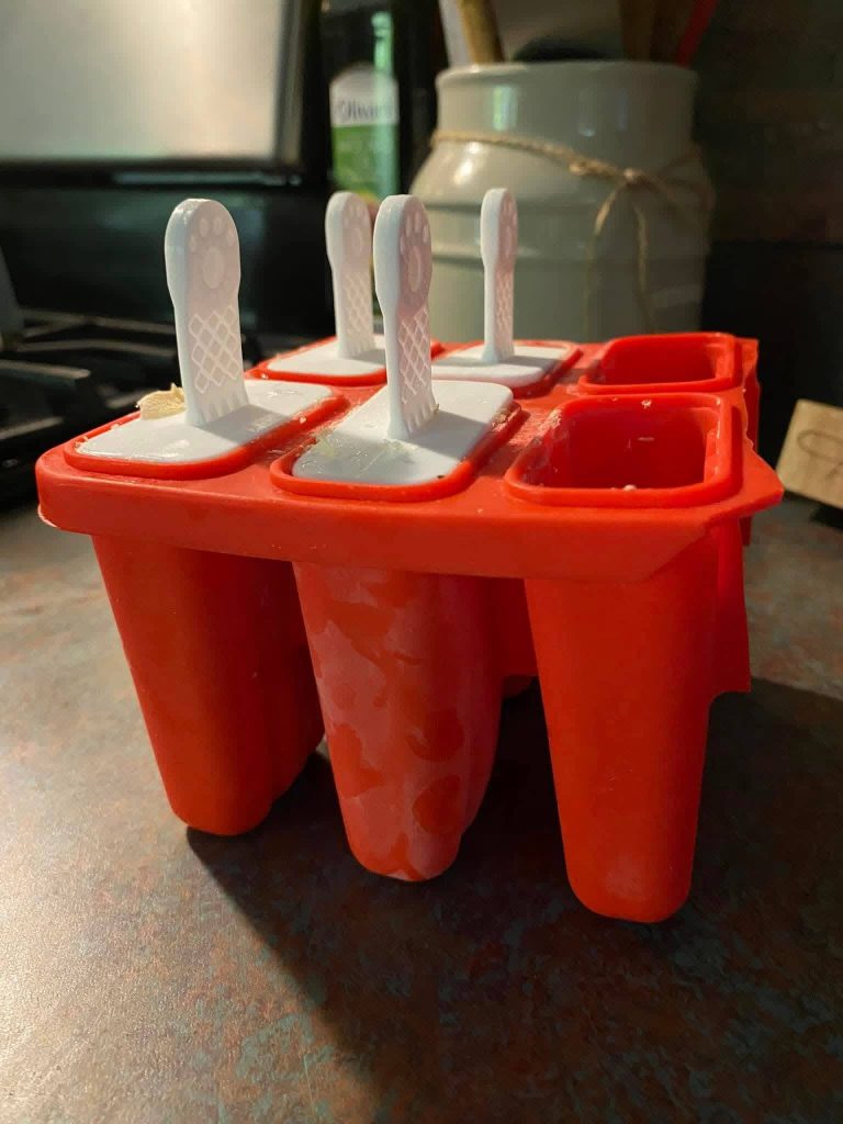 Two ingredient protein popsicles
