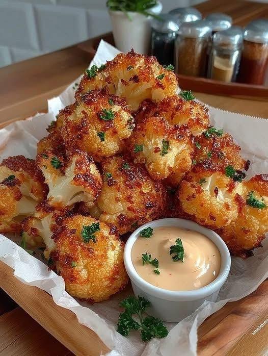 Air Fried Crispy Cauliflower