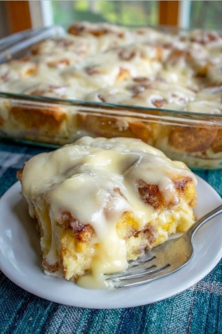WW Cream Cheese Orange Roll Casserole 
