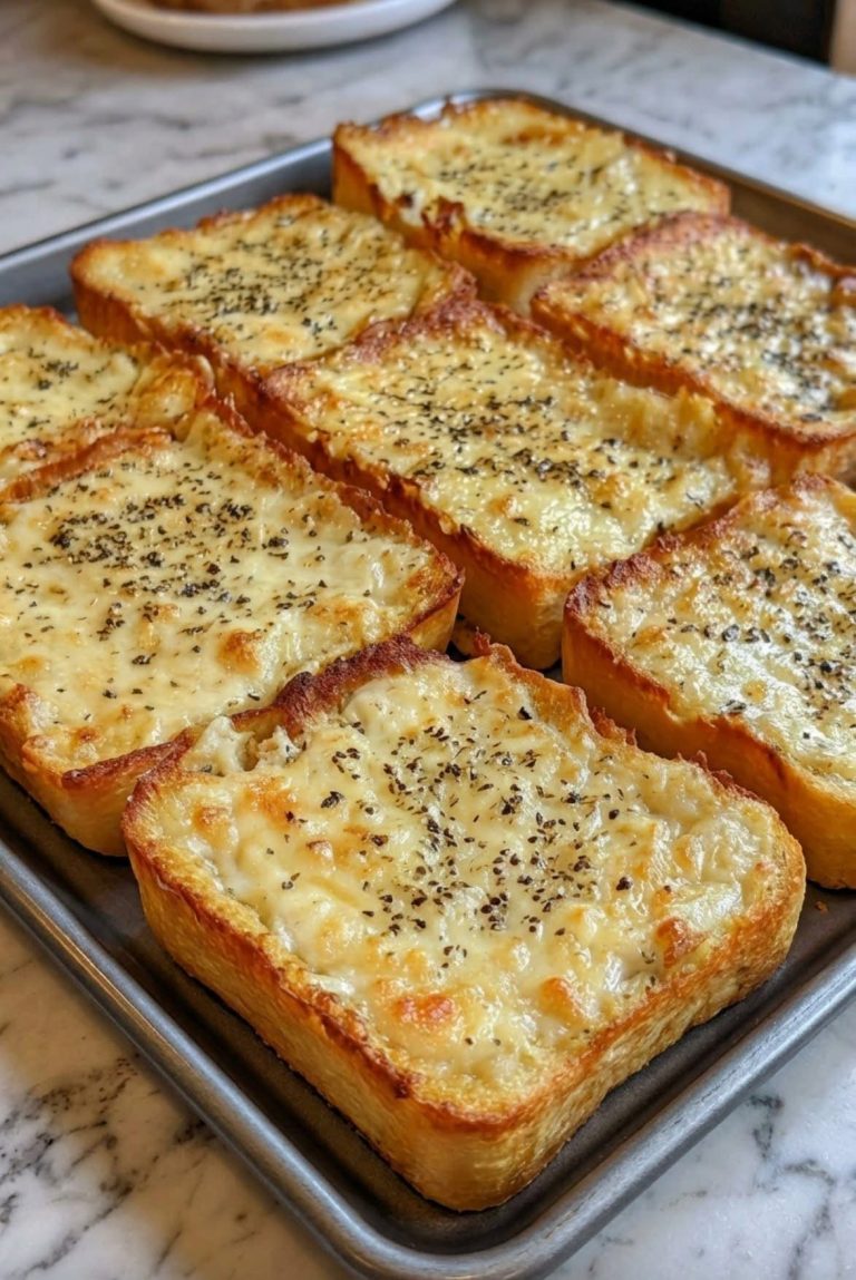 Low-Point Weight Watchers Cheesy Garlic Toast