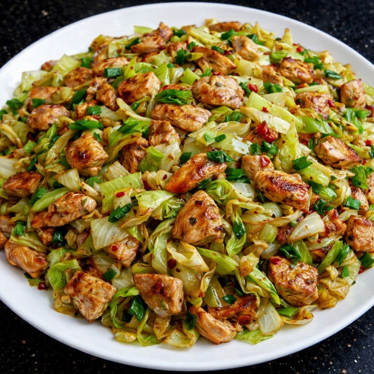 0–1 Point Chinese Chicken Cabbage Stir-Fry