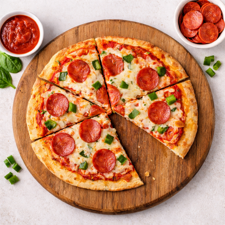 2 Ingredients Dough Pizza