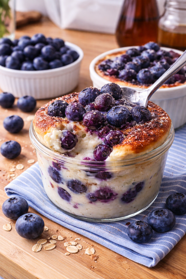 WW Baked Blueberry Cottage Cheese Breakfast Bowls
