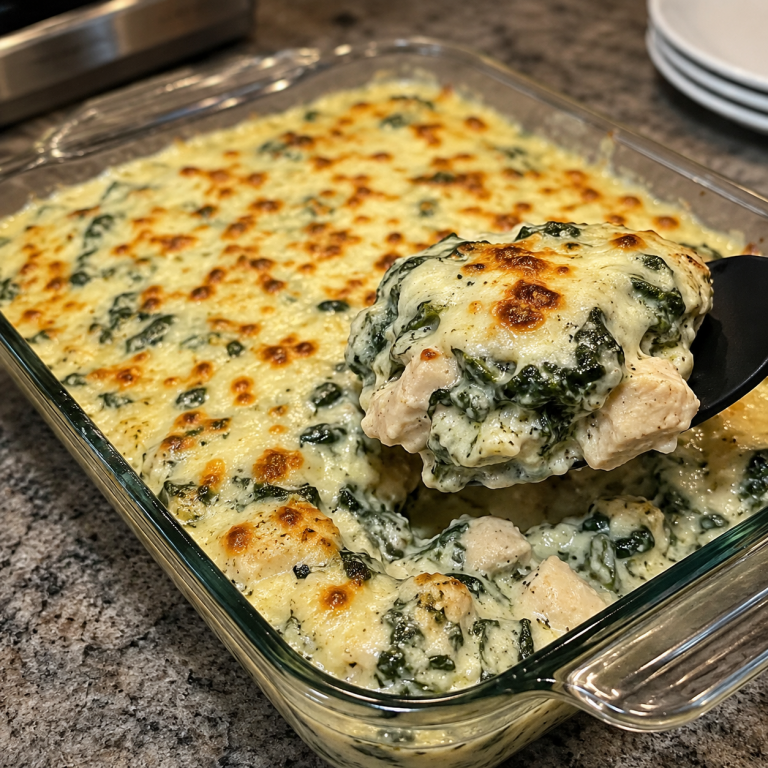 Weight Watchers Creamy Spinach Chicken Bake