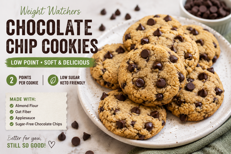 WW Low Point Chocolate Chip Cookies 🍪💚
