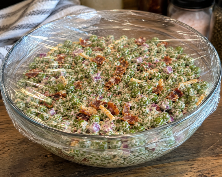Weight Watchers Low-Point Bacon Pea Salad