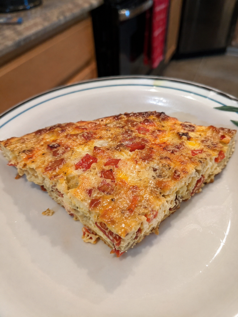 Weight Watchers Crustless Pizza Pie