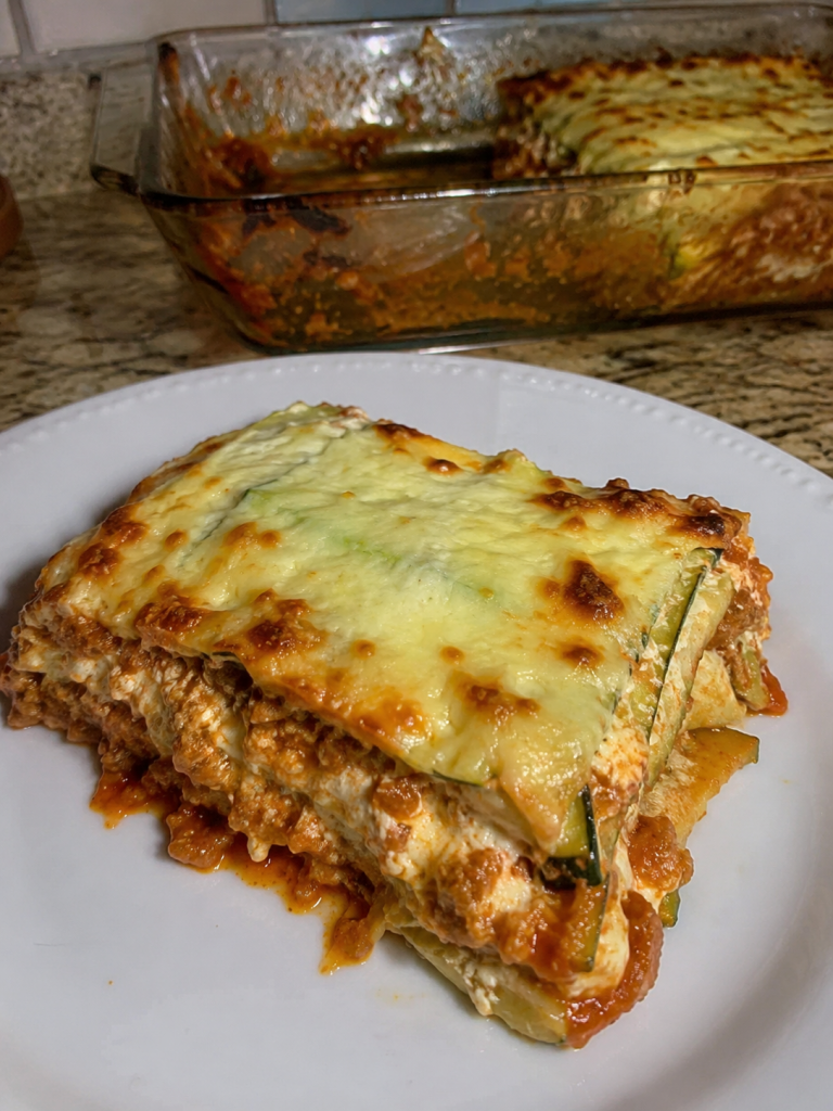Low-Point Weight Watchers Zucchini Lasagna
