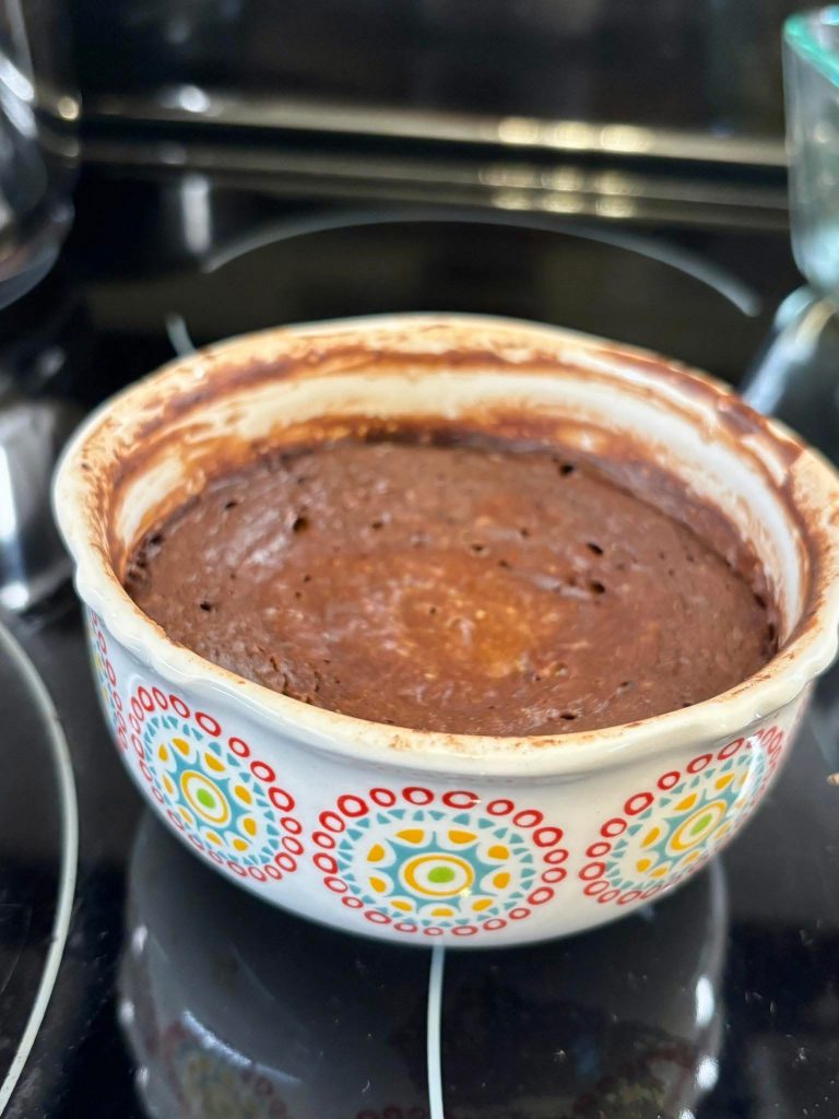 microwave Chocolate lava cake