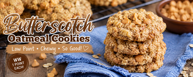 Low-Point Weight Watchers Butterscotch Oatmeal Cookies